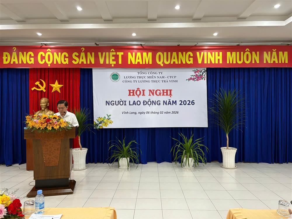 HỘI NGHỊ NGƯỜI LAO ĐỘNG CÔNG TY LƯƠNG THỰC TRÀ VINH NĂM 2026